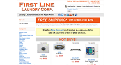 Desktop Screenshot of firstlinelaundry.com